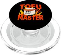 Tofu Master Angry Ninja Vegan Karate Humor PopSockets PopGrip for MagSafe