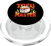 Tofu Master Fiery Ninja Plant Based Joke PopSockets PopGrip for MagSafe
