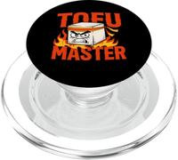 Tofu Master Fiery Ninja Vegan Martial Arts PopSockets PopGrip for MagSafe