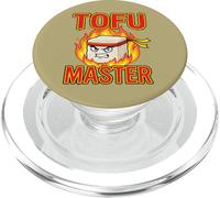 Tofu Master Funny Vegan Plant PopSockets PopGrip for MagSafe