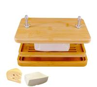 Tofu Press,Large Bamboo Tofu Press with Tofu Strainer,Drip Tray and Cheesecloth, BPA Free,Easy to Clean,Easily Remove Water from Silken/Firm/Extra Firm Tofu,Great Gift for Tofu Lover