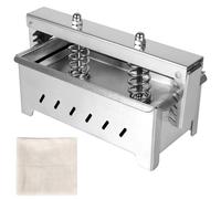 Tofu Press Mold, Food Grade Stainless Steel Cheese Press, Vegan & Vegetarian Tofu Maker with Cotton Cloth, Dishwasher Safe BPA-Free Multi-Functional Kitchen Tool, 21×10.5×8.5cm