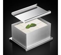Tofu Press, Tofu Press Stainless Steel Tofu Maker with Cheese Cloth Multifunctional DIY Tool for Kitchen(Large)