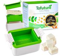 Tofuture Tofu Press - The Original BPA Free, Dishwasher Safe Tofu Presser - for Tastier, Firmer Tofu - Easy to Use, Efficient Tofu Maker - Ideal for Meal Prep - Designed in The UK - Fits 8-14 oz Tofu