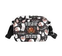 Tog Fireheart Crossbody Bag Fireheart Gifts She Was Not Afraid Tog Gift Book Lover Gifts Bookish Gift Fantasy Shoulder Bag
