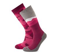 TOG24 Aleko Womens Ski Socks Raspberry - Pink - Size Small