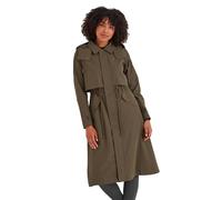 TOG24 Alva Womens Waterproof Trench Coat Jacket Waterproof Up To 10k With DWR Coating and Fully Taped Seams Look Great With 2-Way Zip, Stay Comfy With Cuff & Waist Toggles In This Womens Coat