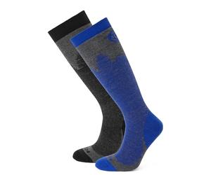 TOG24 Aprica Mens Padded Ski Socks With Heavy Cushioning Around The Whole Sock. Cushioned Ski Sock Featuring Non-Slip Grip Cuffs, Re-Inforced Toe & Heel, Flat Toe Seam and Elastic Arch & Ankle Support
