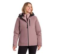 TOG24 Beverley 100% Waterproof All Season 3-in-1 Jacket for Women, Outer Waterproof Coat with Hood plus Ultra Warm Inner Jacket to Wear Together or Separately