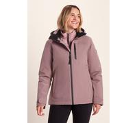 TOG24 Beverley 100% Waterproof All Season 3-in-1 Jacket for Women, Outer Waterproof Coat with Hood plus Ultra Warm Inner Jacket to Wear Together or Separately
