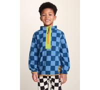 TOG24 Boy's 'Brecknock' Shaun the Sheep Fleece Zip Neck in Dark Blue | Size: 7-8 Years TOG24 Dark Blue 7-8 Years