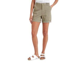 TOG24 Canvey Women's Shorts. These Lightweight Womens Shorts are Made from A Tencel™ Lyocell Blend. They are Lightweight and Comfortable. 4 Pockets Will Also Keep All Your Essentials Safe. Sage Green