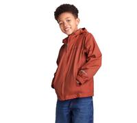 TOG24 Copley Kids Lightweight 100% Waterproof Jacket with Hood, 5K Waterproof Packaway Rain Jacket with Carry Bag, Windproof & Breathable, Ideal for School and General Outdoor Use
