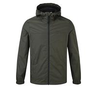 TOG24 Craven Mens Waterproof Packaway Jacket with Bag, Full Length Zip and Adjustable Hood, Breathable, Windproof