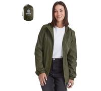 TOG24 Craven Womens Waterproof Packaway Rain Jacket with Bag, Full Length Zip and Adjustable Hood, Breathable, Windproof, Suitable for Hiking and Outdoors
