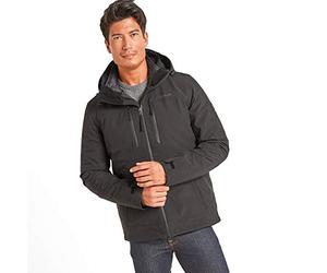 TOG24 Denton 100% Waterproof 3-in-1 Jacket for Men, 2-Piece Set - Outer Waterproof Coat with Hood and Ultra Warm Inner Jacket to Wear Together or Separately