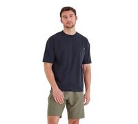 TOG24 Denva Men's T-Shirt, Premium, Hevyweight Jersey Fabric Made from Supersoft Cotton Blend, Patch Pocket On Chest, Relaxed, Casual Fit Dark Indigo