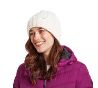 TOG24 Elias Bobble Hat. Womens Bobble Hat with Faux Fur Pom Pom. Cable Knit Womens Bobble Hat with Inner Borg Headband. Womens Knit Hat That Looks Perfect with Any Outfit Vanilla