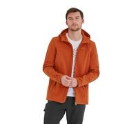 TOG24 Feizor Men's Softshell Jacket Lightweight Fleece Lined Water Resistant Warm Jackets Rain Coat Windbreaker Hiking Jackets with Hood Burnt Orange S