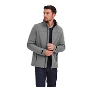 TOG24 Feizor Men's Softshelljacket Water Resisitant Windbreaker Windproof Coat Casual Fleecejacket Hiking Jacket Showerproof Zip Up for Outdoor Dark Grey S