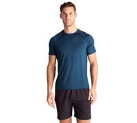 TOG24 Fraser Mens Short Sleeve Tech Top, Lightweight, Stretchy, with Quick Moisture Wicking, Running Hiking Shirt Inky Blue