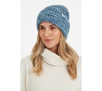 TOG24 Unisex Gerone Knitted Beanie Hat with Multi-Coloured Pattern Rib Turn Up for Extra Warmth Winter Essential