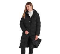 TOG24 Glaston Womens Insulated Jacket Puffer Long-Length Water-Repellent | Coat, Quilted, DWR coating, Recycled fabric, 4-way stretch, Zip pockets, Toggle adjusters, Hiking, Running, Winter, Hood