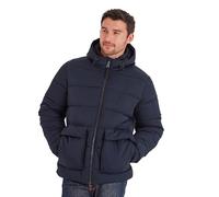 TOG24 Hamilton Mens Ultra-Warm Windproof Coat & Jacket Adjustable Toggles On The Hood Insulated Filling Made From Recycled Plastic Bottles Light-Rain Protection