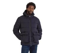 TOG24 Hamilton Mens Ultra-Warm Windproof Coat & Jacket Adjustable Toggles On The Hood Insulated Filling Made From Recycled Plastic Bottles Light-Rain Protection