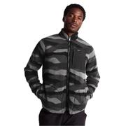 TOG24 Haxwell Mens Heavy Fleece, Warm Sherpa Mens Fleece Jacket with Zip Opening with Elasticated Binding, Chest Pocket, and Multiple Lower Pockets, Abstract Print Pullover