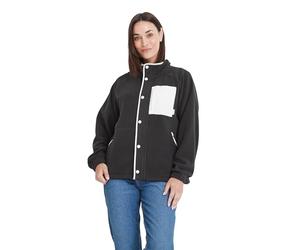 TOG24 Kayford Women's Microfleece Jacket, Zips, Press studs, raglan sleeves, 2 pockets, elasticated cuffs, warm and cosy, year-round fleece