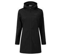 TOG24 Keld Lightweight Long Womens Softshell Jacket, Windproof, Showerproof Zip Up Outdoor Jacket with Hood, Fleece Lined For Warmth, Ideal for hiking, walking and everyday use
