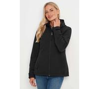 TOG24 Keld Lightweight Long Womens Softshell Jacket, Windproof, Showerproof Zip Up Outdoor Jacket with Hood, Fleece Lined For Warmth, Ideal for hiking, walking and everyday use