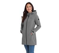 TOG24 Keld Womens Long Lightweight Jacket Wind Rain Hood, Fleece Lined