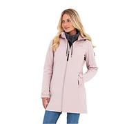 TOG24 Keld Womens Long Lightweight Jacket Wind Rain Hood, Fleece Lined