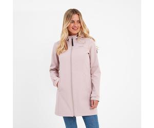 TOG24 Keld Womens Softshell Long Jacket Dusky Pink - Size 8 UK