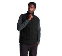 TOG24 Leighton Mens Insulated Quilted Gilet, Zip Funnel Neck Wind Padded