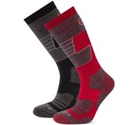 TOG24 Linz Mens Ski Socks Padded Ski Socks With Left-Right Design, Non-Slip Grip Cuffs, Re-Inforced Toe & Heel, Flat Toe Seam Plus Elastic Arch & Ankle Support
