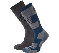 Tog24 'linz' 2-Pack Ski Socks In Dark Blue Dark Blue S