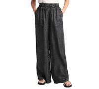 TOG24 Lucy Womens Wide Leg Trouser Denim Look Lightweight High Waist Casual | Lyocell, 4-way stretch, Pockets, Adjustable drawcord, Elasticated, Relaxed fit, Running, Everyday wear, Holiday