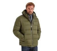 TOG24 Maloney Mens Padded Jacket Warm Windproof Puffer Jackets Winter Insulated Quilted Coat with Multi-pocket for Hiking Skiing Travelling Khaki S