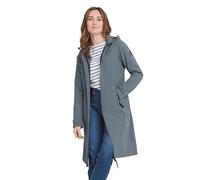 TOG24 Marina Womens Softshell Jacket. A Long Womens Softshell Made From Breathable, Water Resistant & Windproof Fabric With Cosy Microfleece Inside.