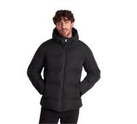 TOG24 Menka Mens Windproof Quilted Jacket, Hood Zip Winter Waterproof Rain