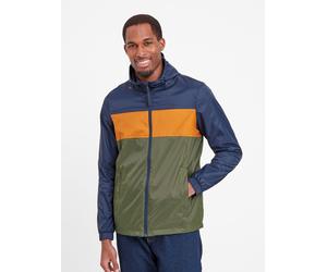 TOG24 Men's 'Craven' Colour Block Waterproof Jacket in Khaki | Size: Large TOG24 Khaki L