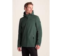 TOG24 Feizor Men's Waterproof Softshell Jacket Lightweight Fleece Lined Warm Jackets Rain Coat Windbreaker Hiking Jackets with Hood Racing Green XL