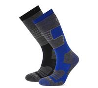 TOG24 Linz Mens Ski Socks Padded Ski Socks With Left-Right Design, Non-Slip Grip Cuffs, Re-Inforced Toe & Heel, Flat Toe Seam Plus Elastic Arch & Ankle Support