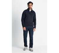 TOG24 Pearson Knitlook Mens Fleece with ¼ Zip Neck