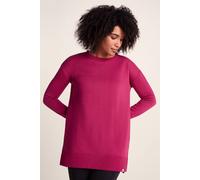 Tog24 'michelle' Longline Sweat In Burgundy Burgundy 8