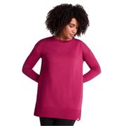 TOG24 Michelle Womens Sweatshirt. Made From A Super Cosy Cotton Blend. With Ribbed Cuffs & Hem For Extra Comfort Plus Dropped Shoulders & Dropped Hem With Side Split For Stylish & Fashionable Look.
