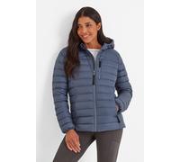 TOG24 North Womens Hooded Duck Down Jacket Padded Quilted Puffer Jacket Ultra Warm, 800 Fill Power Natural Down Filling Transforms Into Travel Pillow Durable With Flattering Fit
